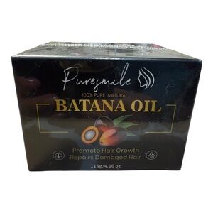 PureSmile 100% Pure Natural Batana Oil – 4.16 oz / 118g – NEW & SEALED